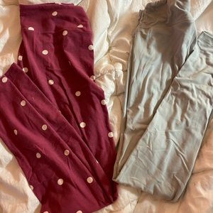 Two lularoe leggings for price of one!!